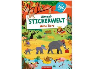9783649672135 - Wimmel-Stickerwelt - Wilde Tiere Gebunden