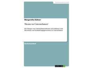 9783656069669 - Theater in Unternehmen? - Margarethe Kühner Kartoniert (TB)