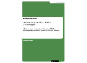 9783656278436 - Untersuchung von Herta Müllers Niederungen - Nils M Schulz Kartoniert (TB)