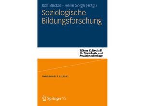 9783658001193 - Soziologische Bildungsforschung Kartoniert (TB)