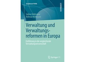 9783658001728 - Verwaltung und Verwaltungsreformen in Europa - Sabine Kuhlmann Hellmut Wollmann Kartoniert (TB)