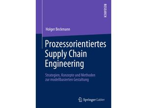 9783658002688 - Prozessorientiertes Supply Chain Engineering - Holger Beckmann Kartoniert (TB)