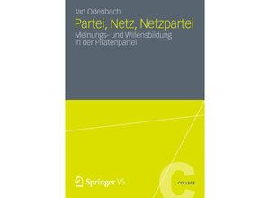 9783658003753 - Partei Netz Netzpartei - Jan Odenbach Kartoniert (TB)