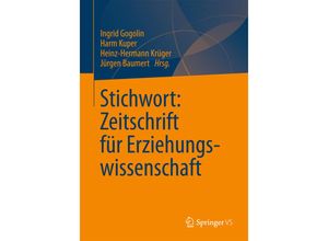 9783658009076 - Stichwort Zeitschrift für Erziehungswissenschaft Kartoniert (TB)