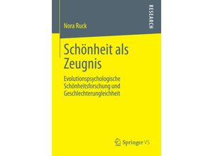 9783658009748 - Schönheit als Zeugnis - Nora Ruck Kartoniert (TB)