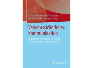 9783658011291 - Verkehrssicherheitskommunikation Kartoniert (TB)