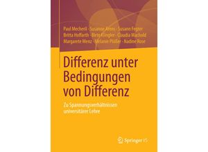 9783658013394 - Differenz unter Bedingungen von Differenz - Paul Mecheril Susanne Arens Susann Fegter Britta Hoffarth Birte Klingler Claudia Machold Margarete Menz Melanie Plößer Nadine Rose Kartoniert (TB)