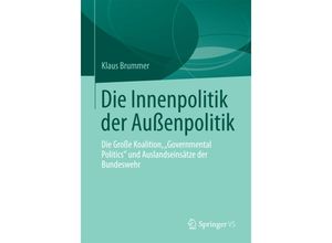 9783658015060 - Die Innenpolitik der Außenpolitik - Klaus Brummer Kartoniert (TB)