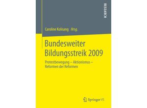 9783658018672 - Bundesweiter Bildungsstreik 2009 Kartoniert (TB)