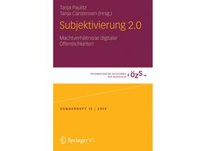 9783658018764 - Präsentation des Selbst 20   Österreichische Zeitschrift für Soziologie Sonderhefte Bd13 Kartoniert (TB)