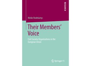 9783658022129 - Their Members Voice - Meike Rodekamp Kartoniert (TB)