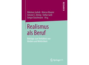 9783658023546 - Realismus als Beruf Kartoniert (TB)