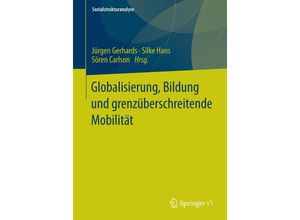 9783658024383 - Sozialstrukturanalyse   Globalisierung Bildung und grenzüberschreitende Mobilität Kartoniert (TB)