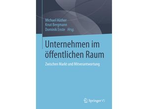 9783658026455 - Unternehmen im öffentlichen Raum Kartoniert (TB)