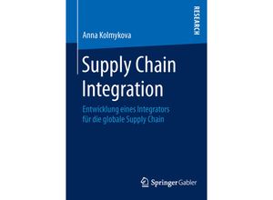 9783658026639 - Supply Chain Integration - Anna Kolmykova Kartoniert (TB)