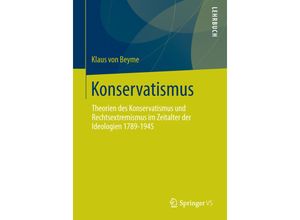 9783658030506 - Konservatismus - Klaus von Beyme Kartoniert (TB)