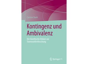 9783658032005 - Kontingenz und Ambivalenz - Carsten Stark Kartoniert (TB)