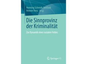 9783658034788 - Die Sinnprovinz der Kriminalität Kartoniert (TB)