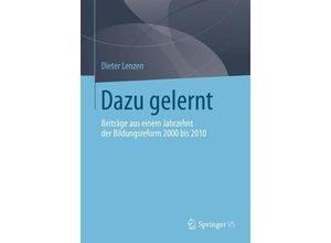 9783658035327 - Dazugelernt - Dieter Lenzen Kartoniert (TB)