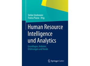 9783658035952 - Human Resource Intelligence und Analytics Kartoniert (TB)