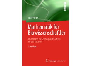 9783658036867 - Mathematik für Biowissenschaftler - Adolf Riede Kartoniert (TB)