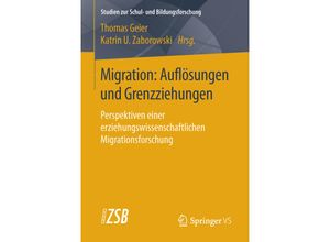 9783658038083 - Migration Auflösungen und Grenzziehungen Kartoniert (TB)