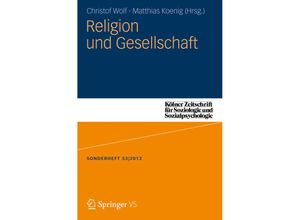 9783658038861 - Religion und Gesellschaft Kartoniert (TB)