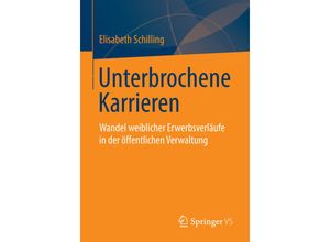 9783658039028 - Unterbrochene Karrieren - Elisabeth Schilling Kartoniert (TB)