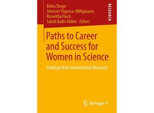 9783658040604 - Paths to Career and Success for Women in Science Kartoniert (TB)