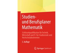 9783658041281 - Studien- und Berufsplaner Mathematik Kartoniert (TB)