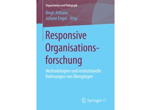 9783658042172 - Responsive Organisationsforschung Kartoniert (TB)