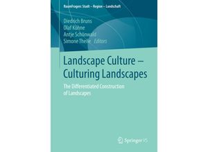 9783658042837 - RaumFragen Stadt - Region - Landschaft   Landscape Culture - Culturing Landscapes Kartoniert (TB)