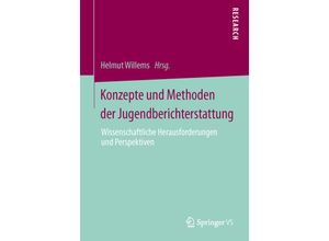 9783658043001 - Konzepte und Methoden der Jugendberichterstattung Kartoniert (TB)