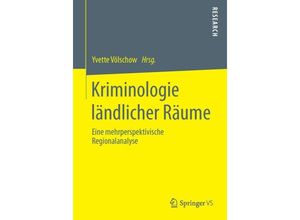 9783658046453 - Kriminologie ländlicher Räume Kartoniert (TB)