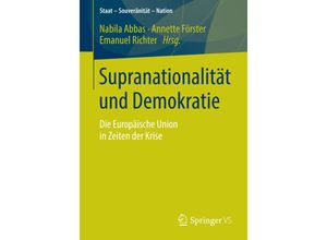 9783658053345 - Staat - Souveränität - Nation   Supranationalität und Demokratie Kartoniert (TB)