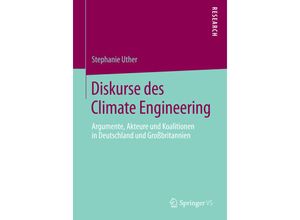 9783658053659 - Diskurse des Climate Engineering - Stephanie Uther Kartoniert (TB)