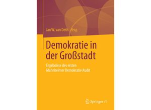 9783658058487 - Demokratie in der Großstadt Kartoniert (TB)