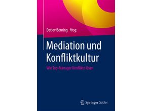 9783658061050 - Mediation und Konfliktkultur Kartoniert (TB)