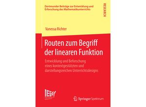 9783658061807 - Routen zum Begriff der linearen Funktion - Vanessa Richter Kartoniert (TB)