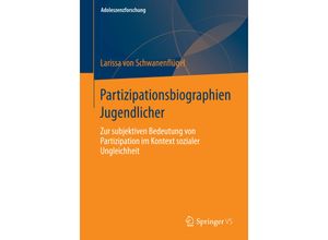 9783658062361 - Partizipationsbiographien Jugendlicher - Larissa Schwanenflügel Kartoniert (TB)