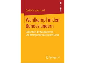 9783658062682 - Wahlkampf in den Bundesländern - David Christoph Lerch Kartoniert (TB)