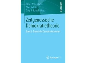 9783658063627 - Zeitgenössische DemokratietheorieBd2 Kartoniert (TB)