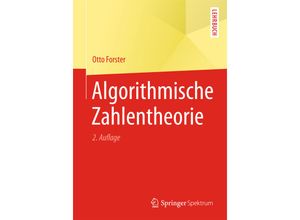 9783658065393 - Algorithmische Zahlentheorie - Otto Forster Kartoniert (TB)