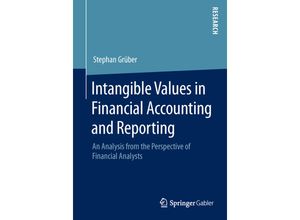 9783658065492 - Intangible Values in Financial Accounting and Reporting - Stephan Grüber Kartoniert (TB)