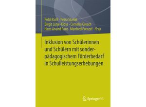 9783658066031 - Inklusion von Schülerinnen und Schülern mit sonderpädagogischem Förderbedarf in Schulleistungserhebungen Kartoniert (TB)