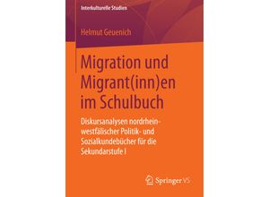 9783658066871 - Interkulturelle Studien   Migration und Migrant(inn)en im Schulbuch - Helmut Geuenich Kartoniert (TB)