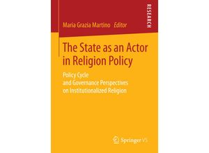 9783658069445 - The State as an Actor in Religion Policy Kartoniert (TB)