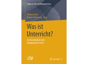 9783658071776 - Was ist Unterricht? Kartoniert (TB)