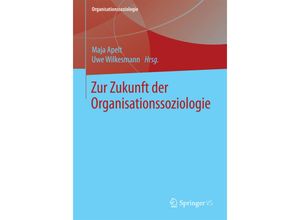 9783658073299 - Organisationssoziologie   Zur Zukunft der Organisationssoziologie Kartoniert (TB)