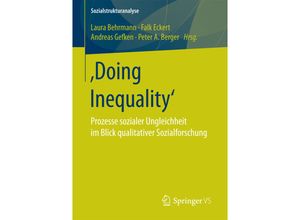 9783658074197 - Sozialstrukturanalyse   Doing Inequality Kartoniert (TB)